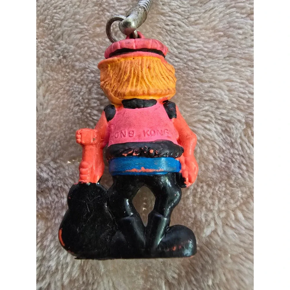 Vintage Dr. Teeth & the Electric Mayhem Jim Henson's Muppets franchise keychain.